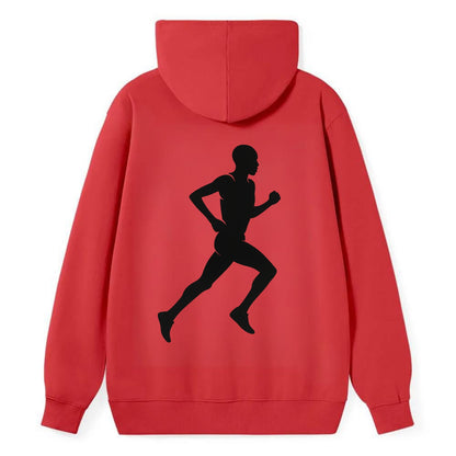 Kenyan distance runner stride - Classic Pullover Hoodie - Red