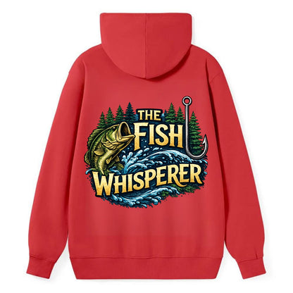 Fish Whisperer - Classic Pullover Hoodie - Red