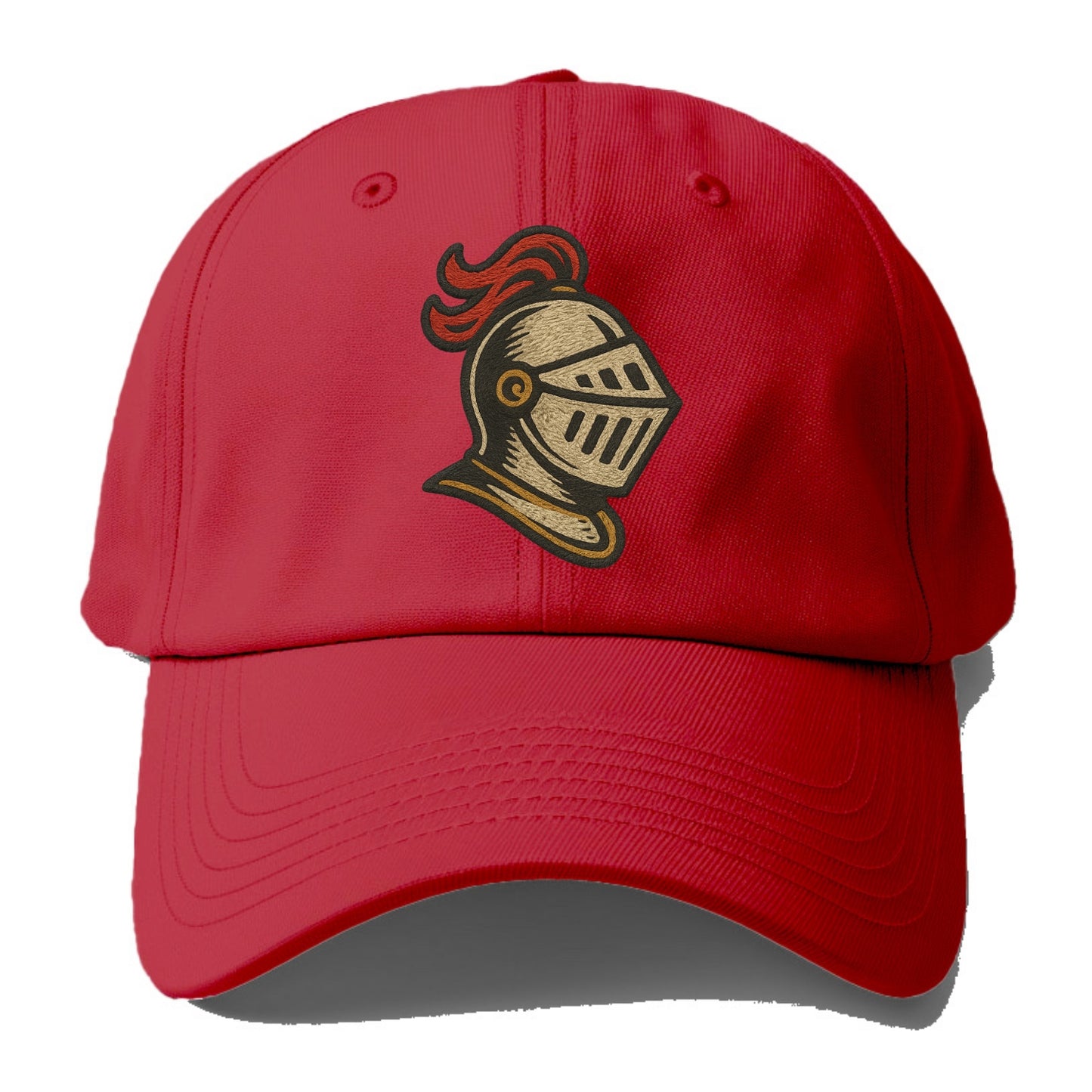 Knight Helmet  - Baseball Cap - Red