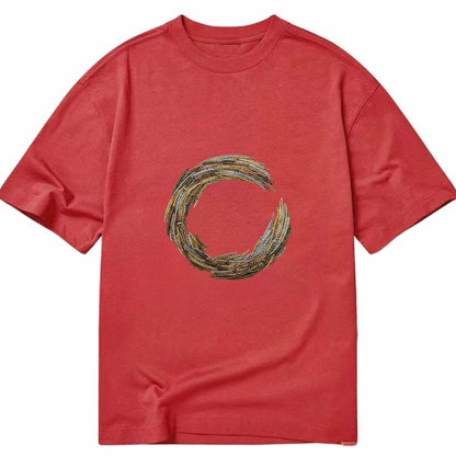Enso Circle - Classic T-shirt - Red