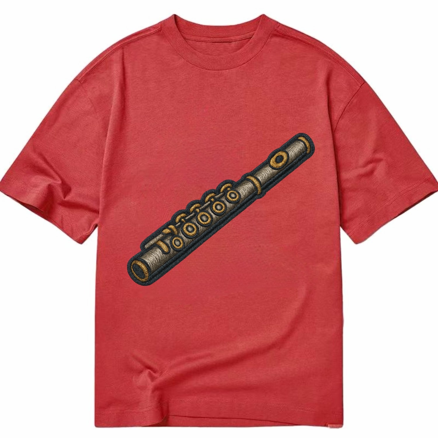 Flute  - Classic T-shirt - Red
