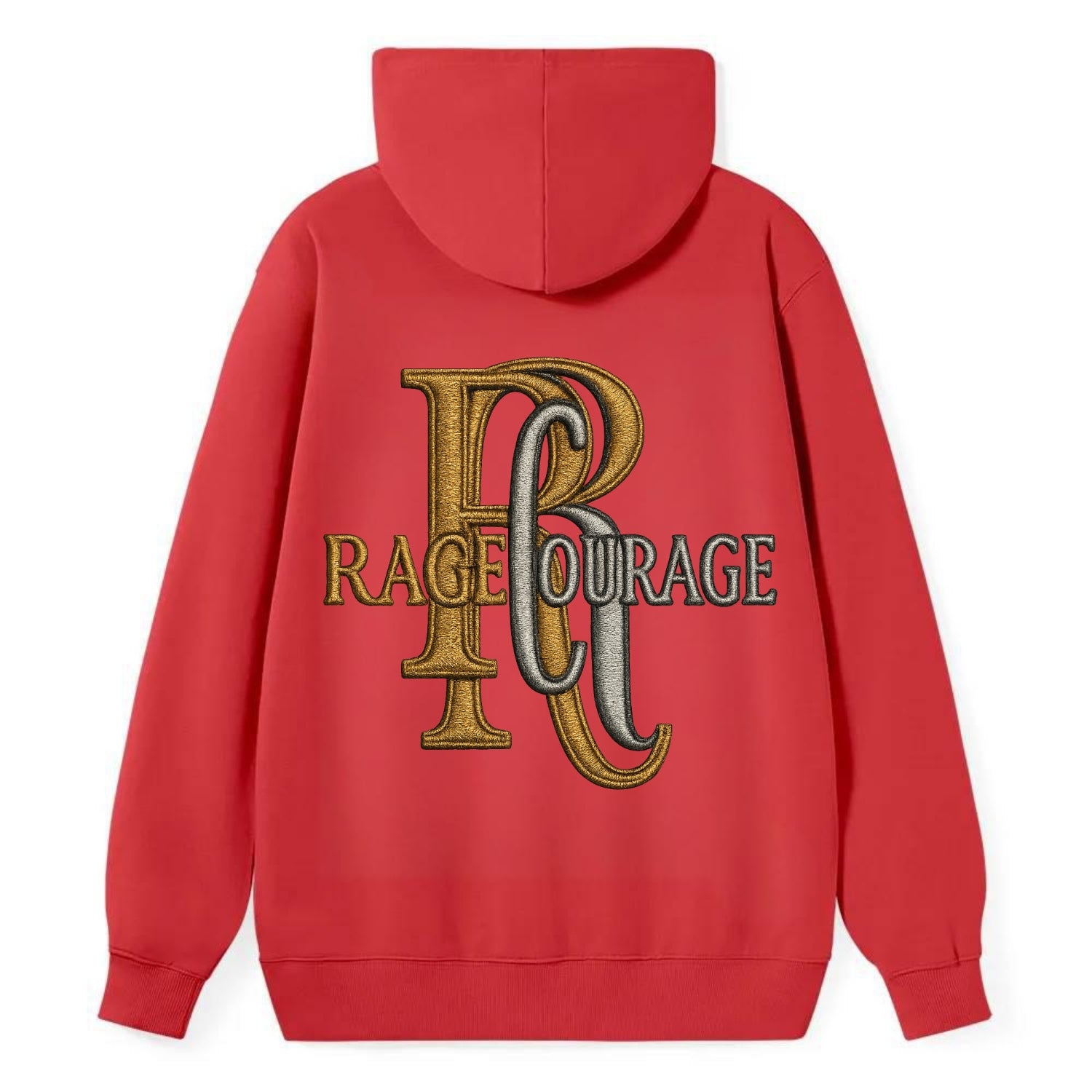 RAGE;COURAGE MODE Warrior Green Hat - Classic Pullover Hoodie - Red