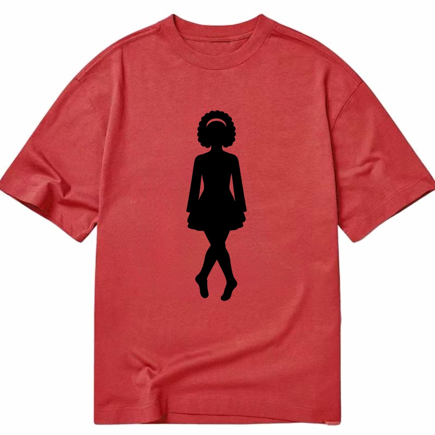 Irish step dancer traditional pose - Classic T-shirt - Red