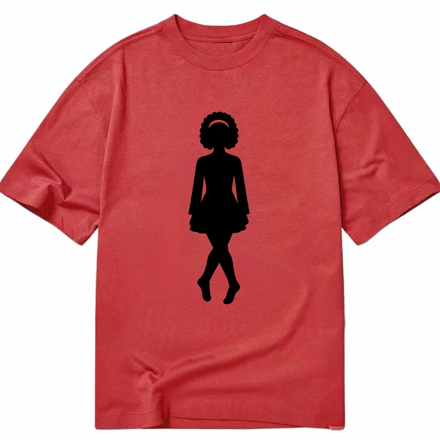 Irish step dancer traditional pose - Classic T-shirt - Red
