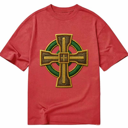 Durrow Cross - Classic T-shirt - Red