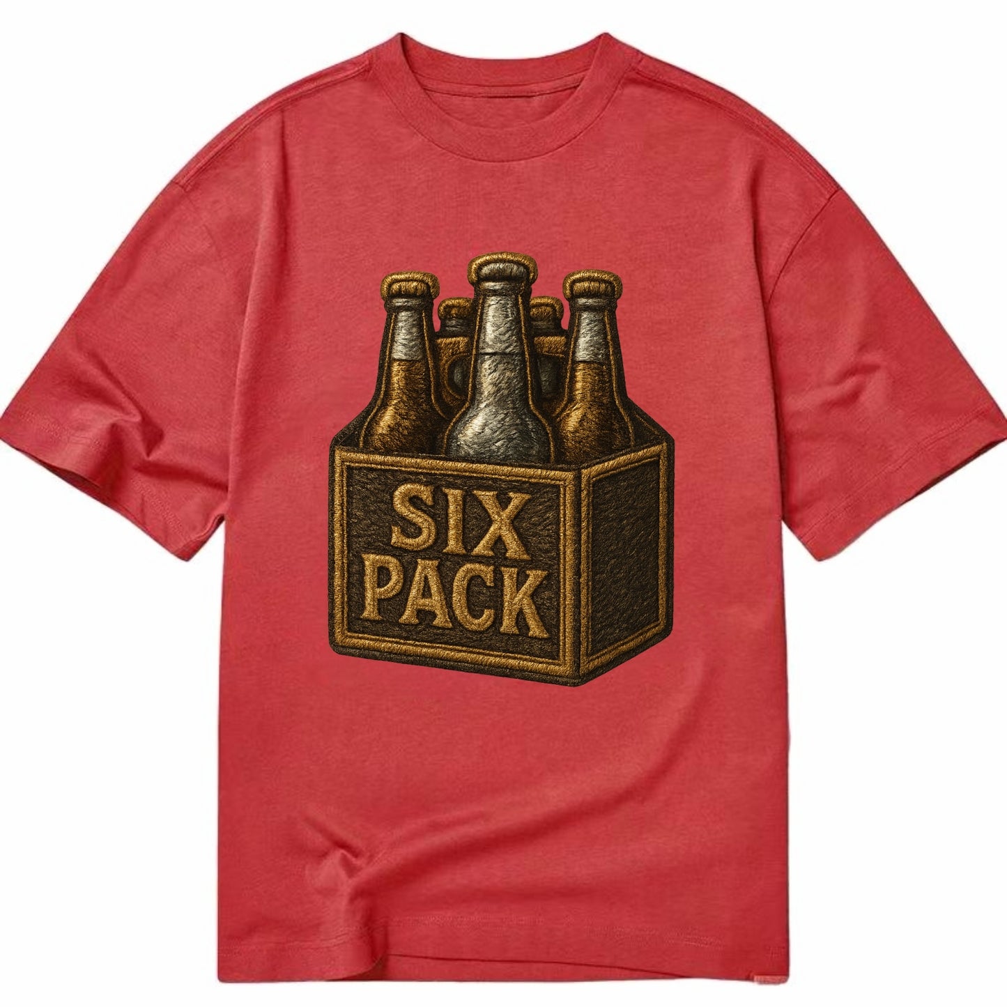 Six Pack  - Classic T-shirt - Red