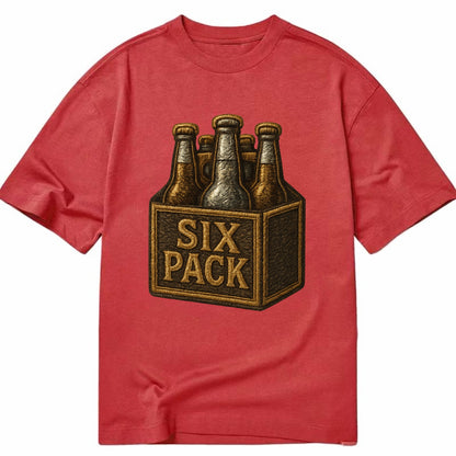 Six Pack  - Classic T-shirt - Red
