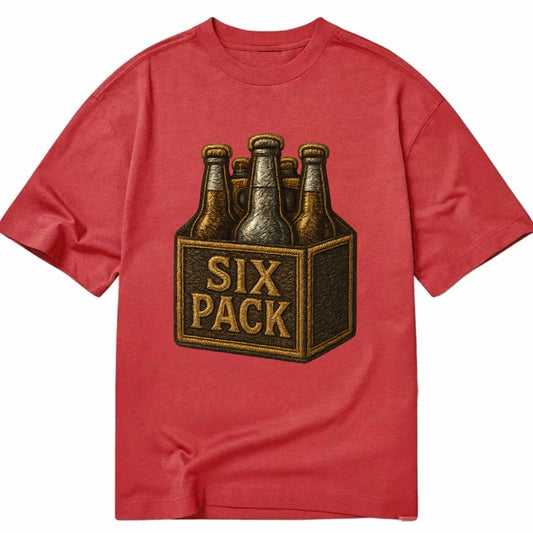 Six Pack  - Classic T-shirt - Red