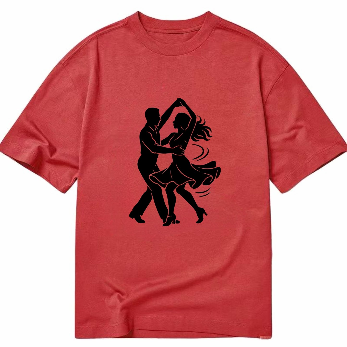 Salsa dancers spinning turn - Classic T-shirt - Red