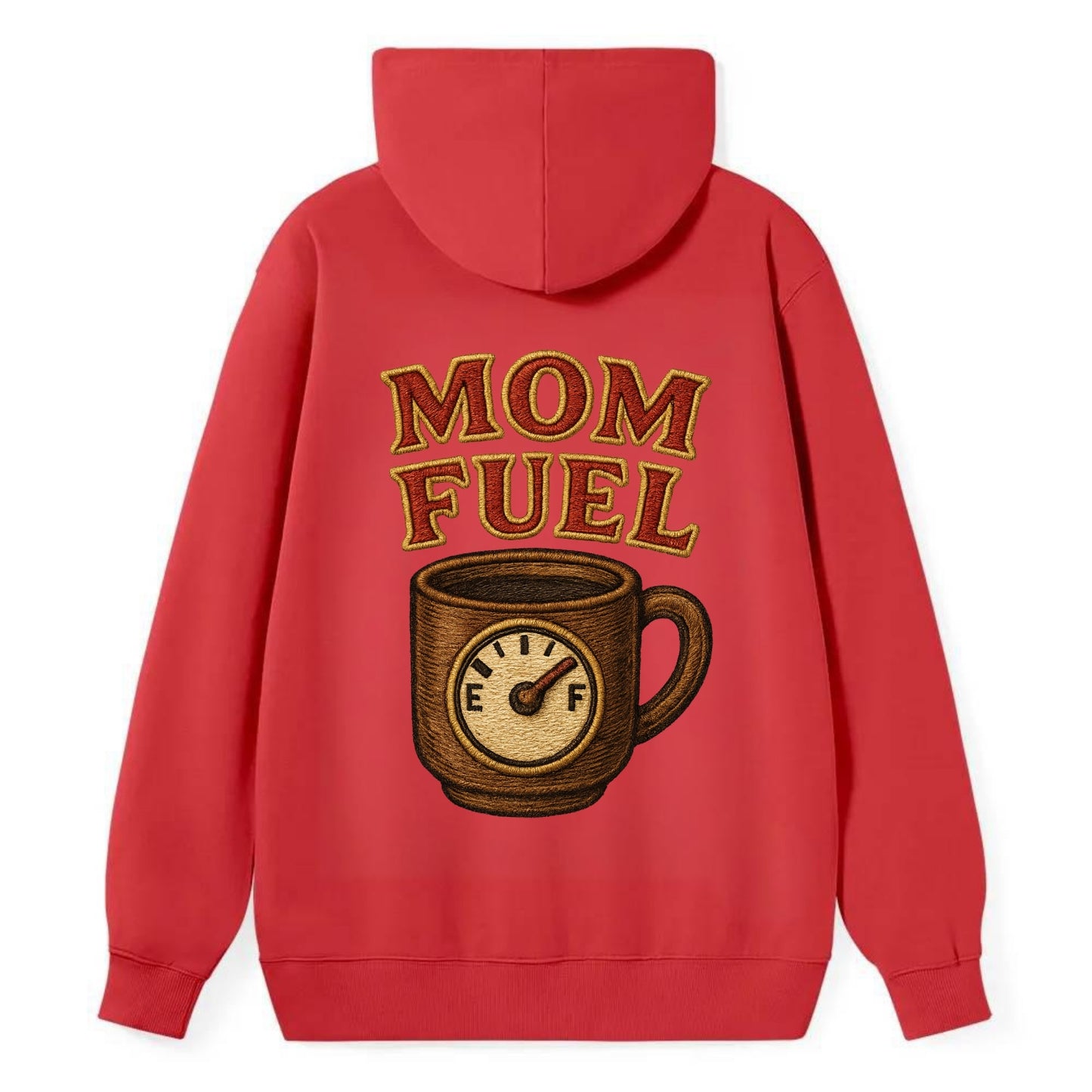 Mom Fuel  - Classic Pullover Hoodie - Red