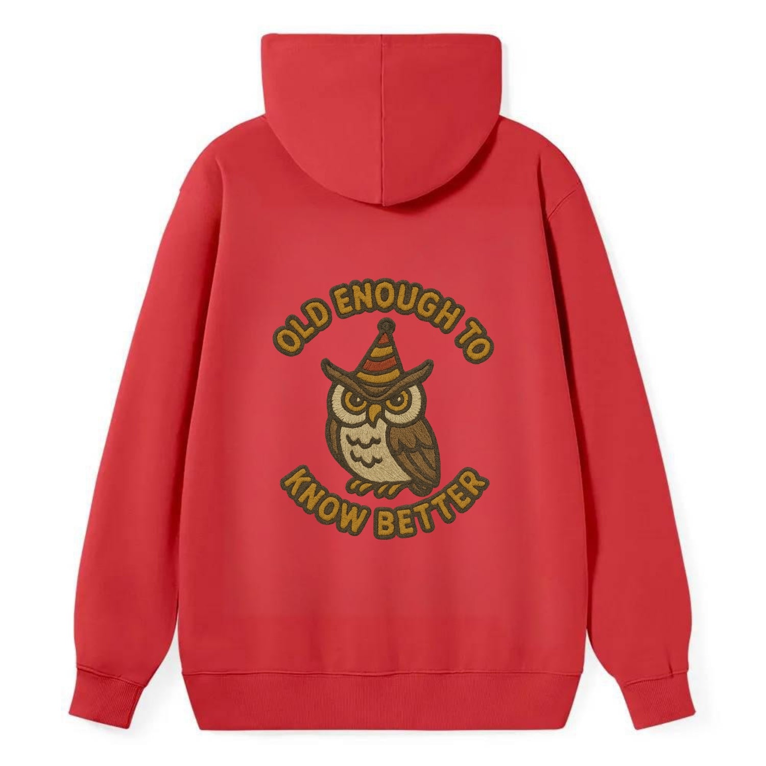 Old Enough To Know Better  - Classic Pullover Hoodie - Red