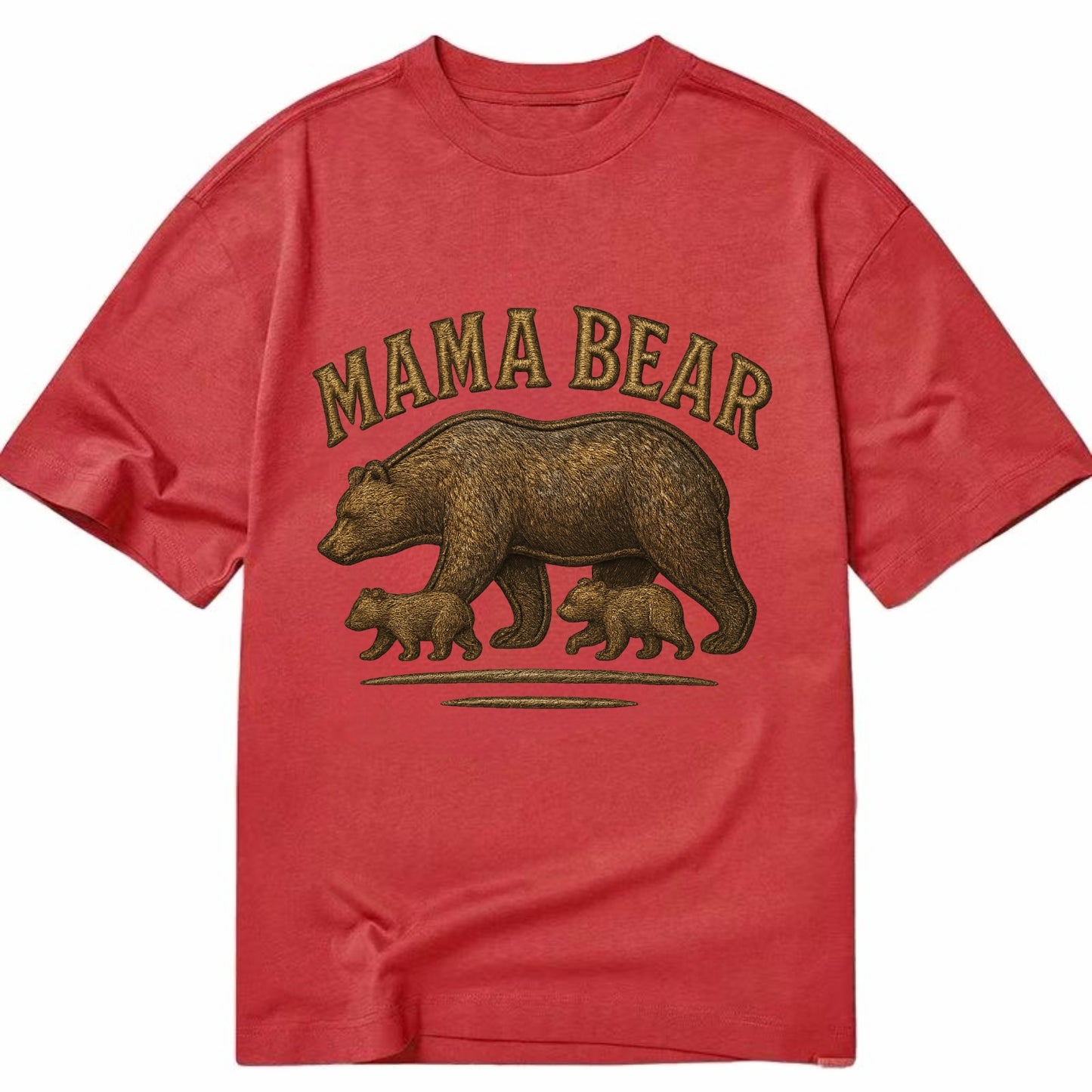 Mama Bear  - Classic T-shirt - Red