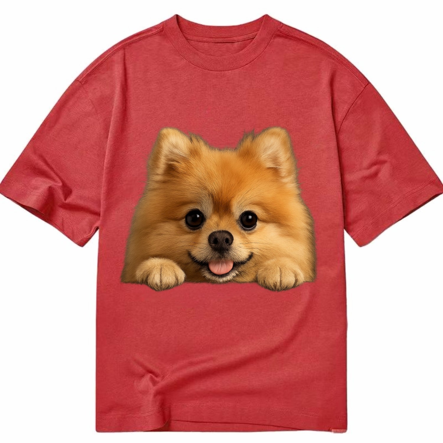 Pomeranian  - Classic T-shirt - Red