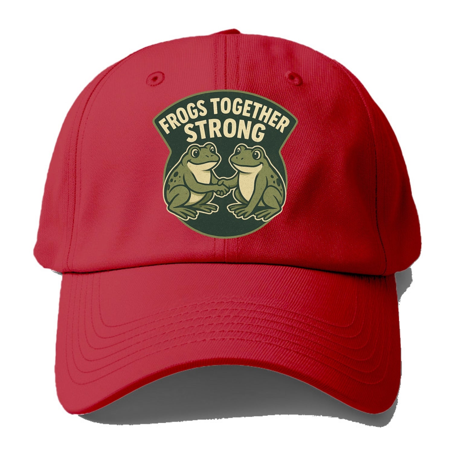 Frogs Together Strong 3 - Baseball Cap - Red