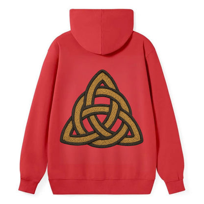 Trinity Knot  - Classic Pullover Hoodie - Red