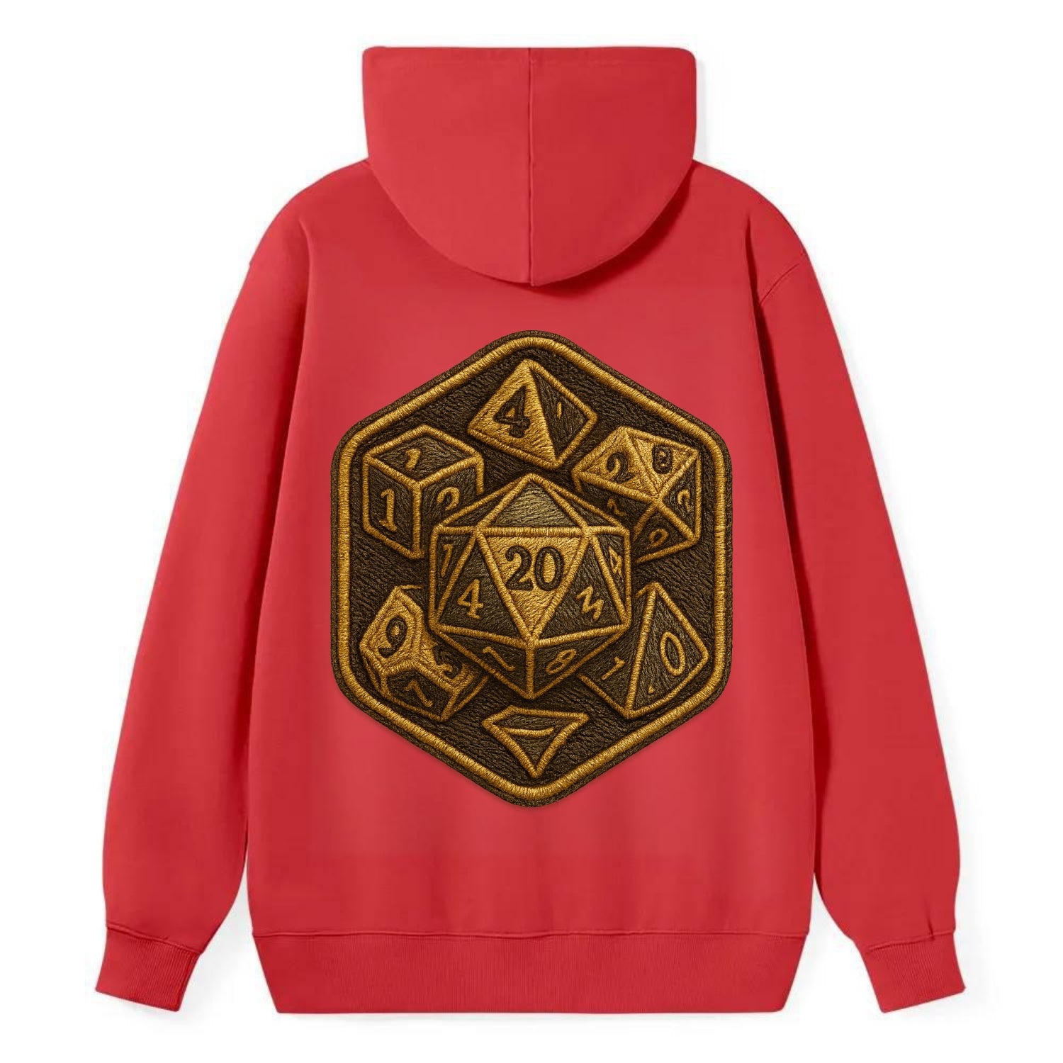 Dice set for tabletop gaming - RPG enthusiast - Classic Pullover Hoodie - Red