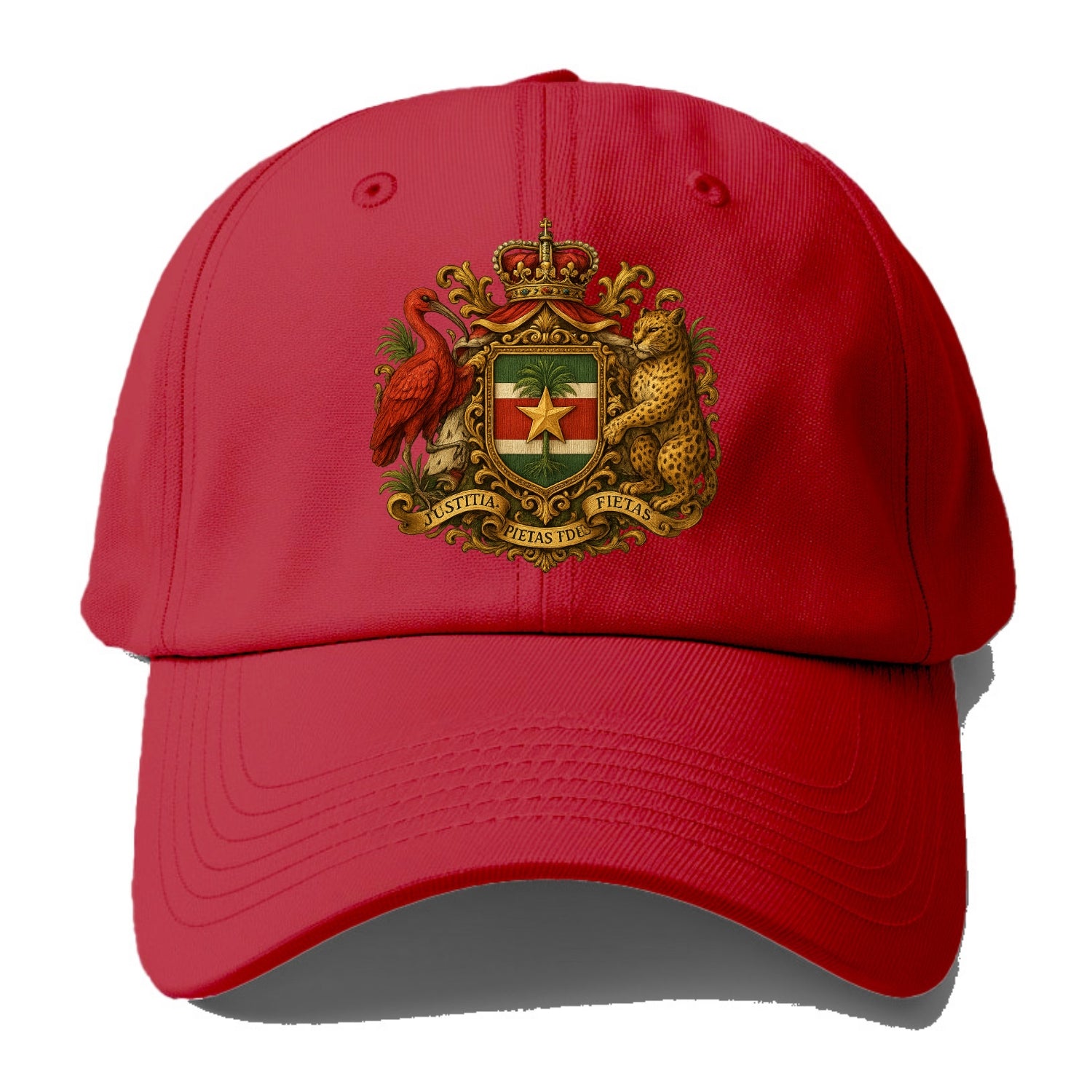 Suriname Star Emblem  - Baseball Cap - Red