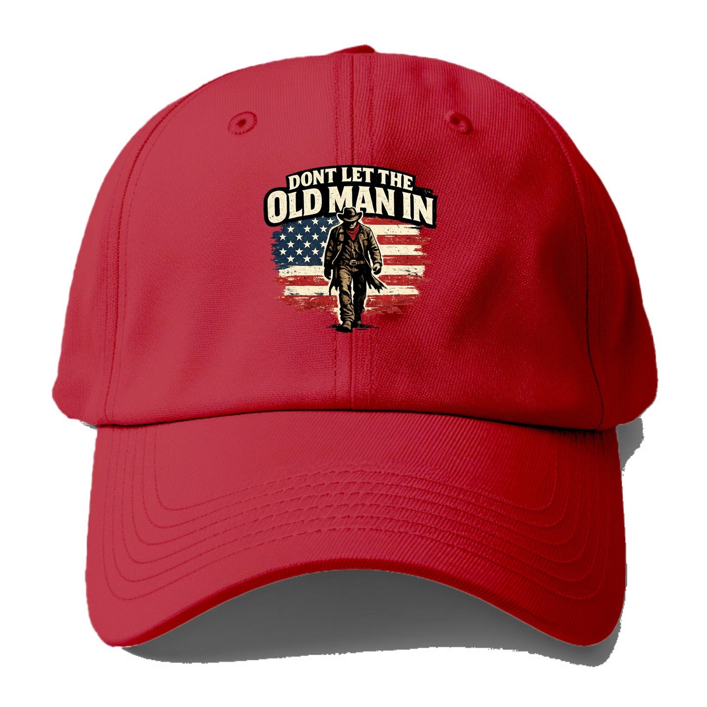 Dont Let The Old Man In - Baseball Cap - Red