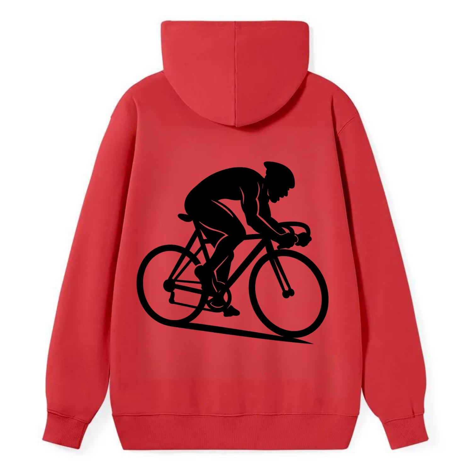 Sprint cyclist racing stance - Classic Pullover Hoodie - Red
