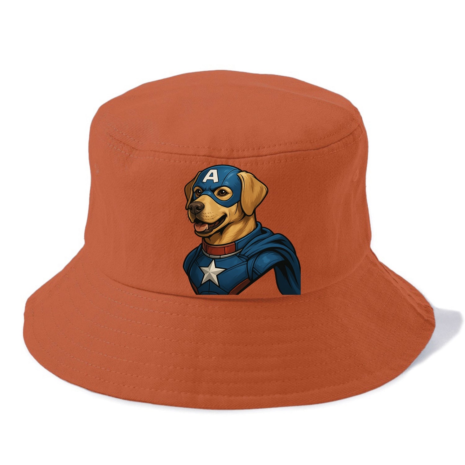Labrador Patriotic Hero  - Bucket Hat - Red