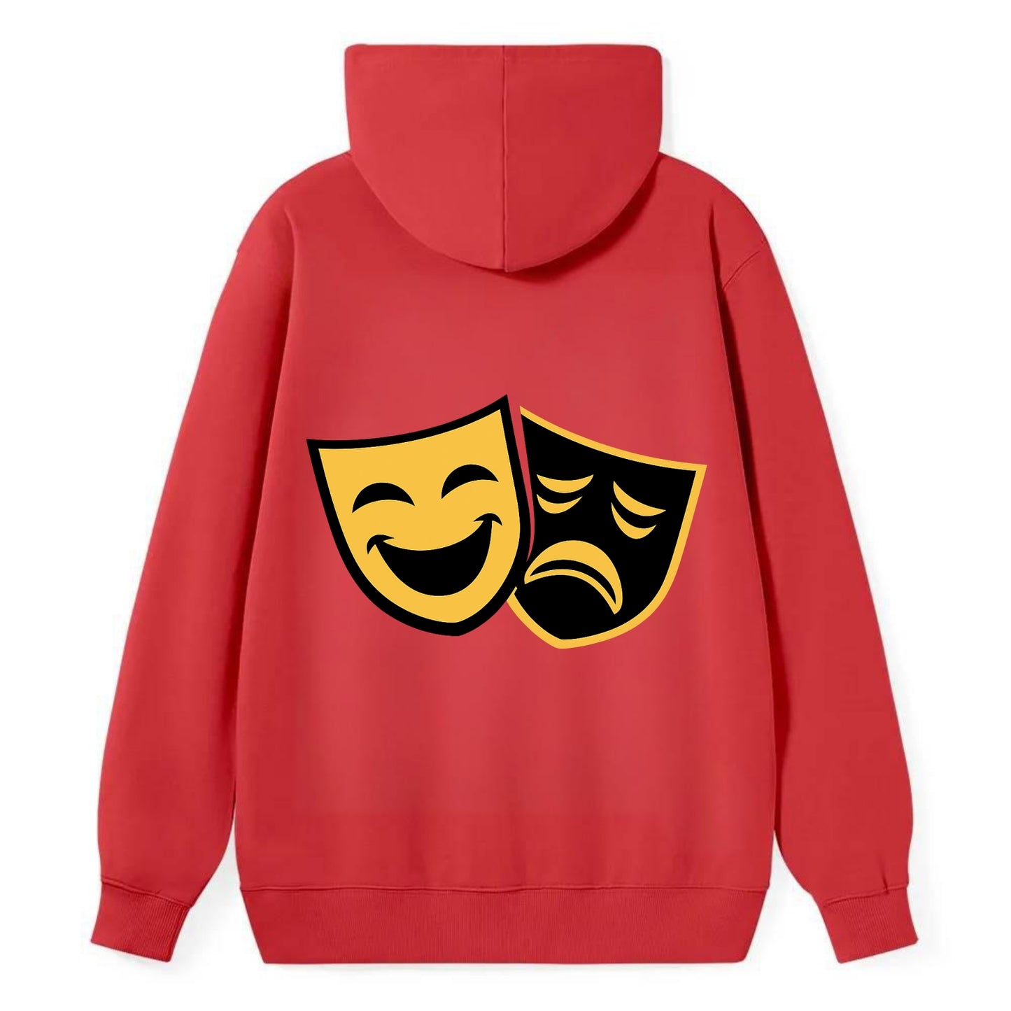 Golden Duality of Theater - Classic Pullover Hoodie - Red