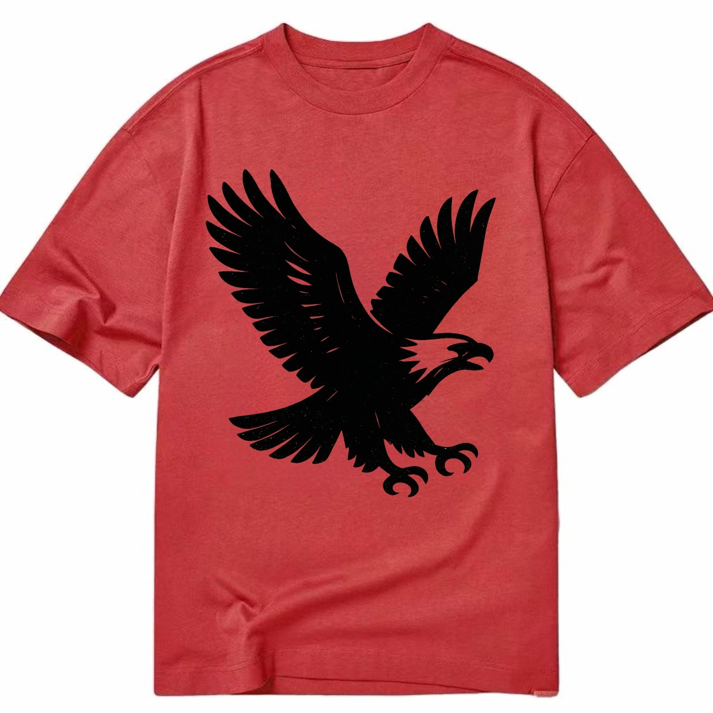 Eagle in flight - liberty and independence ink brushstrokes - Classic T-shirt - Red