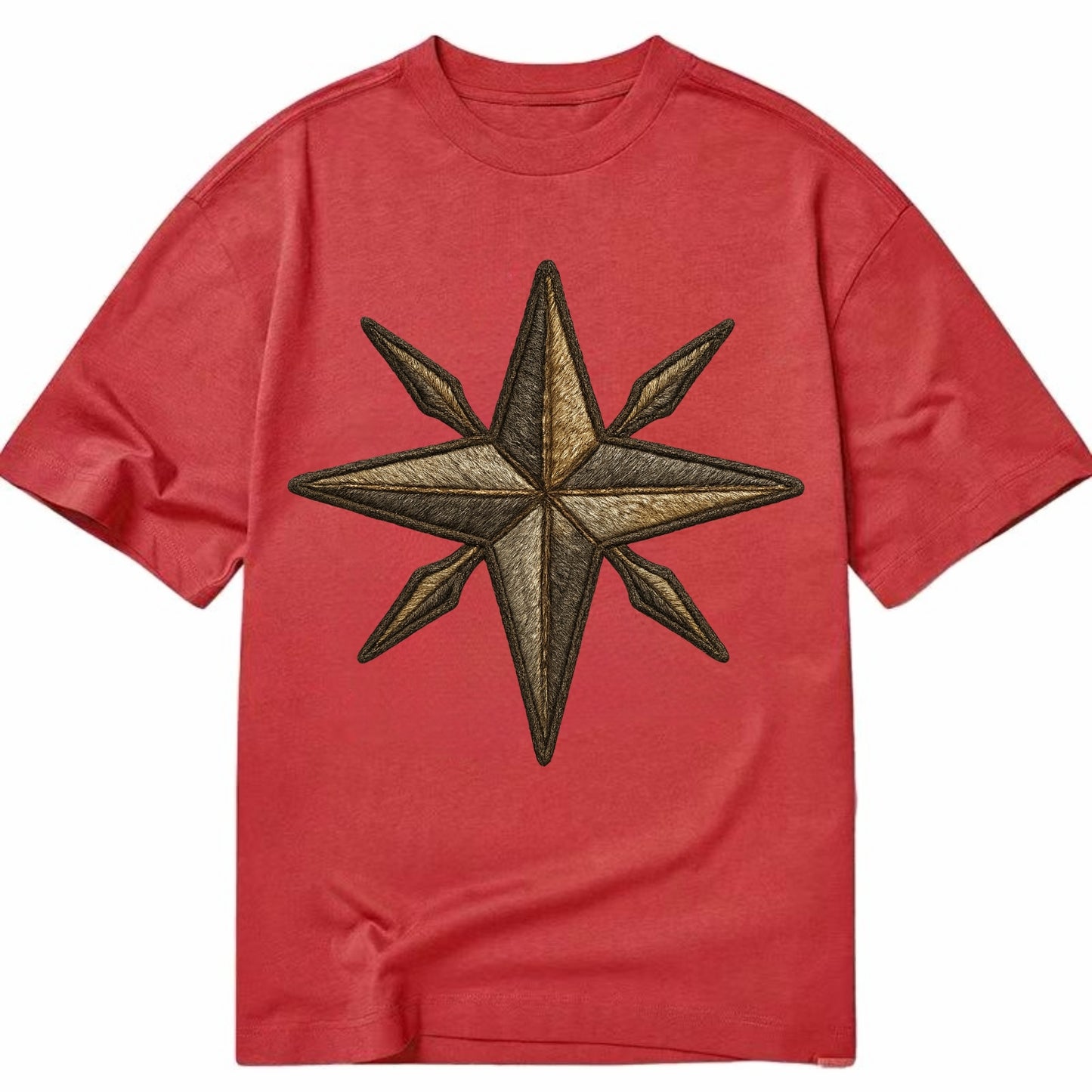 Nautical Star  - Classic T-shirt - Red