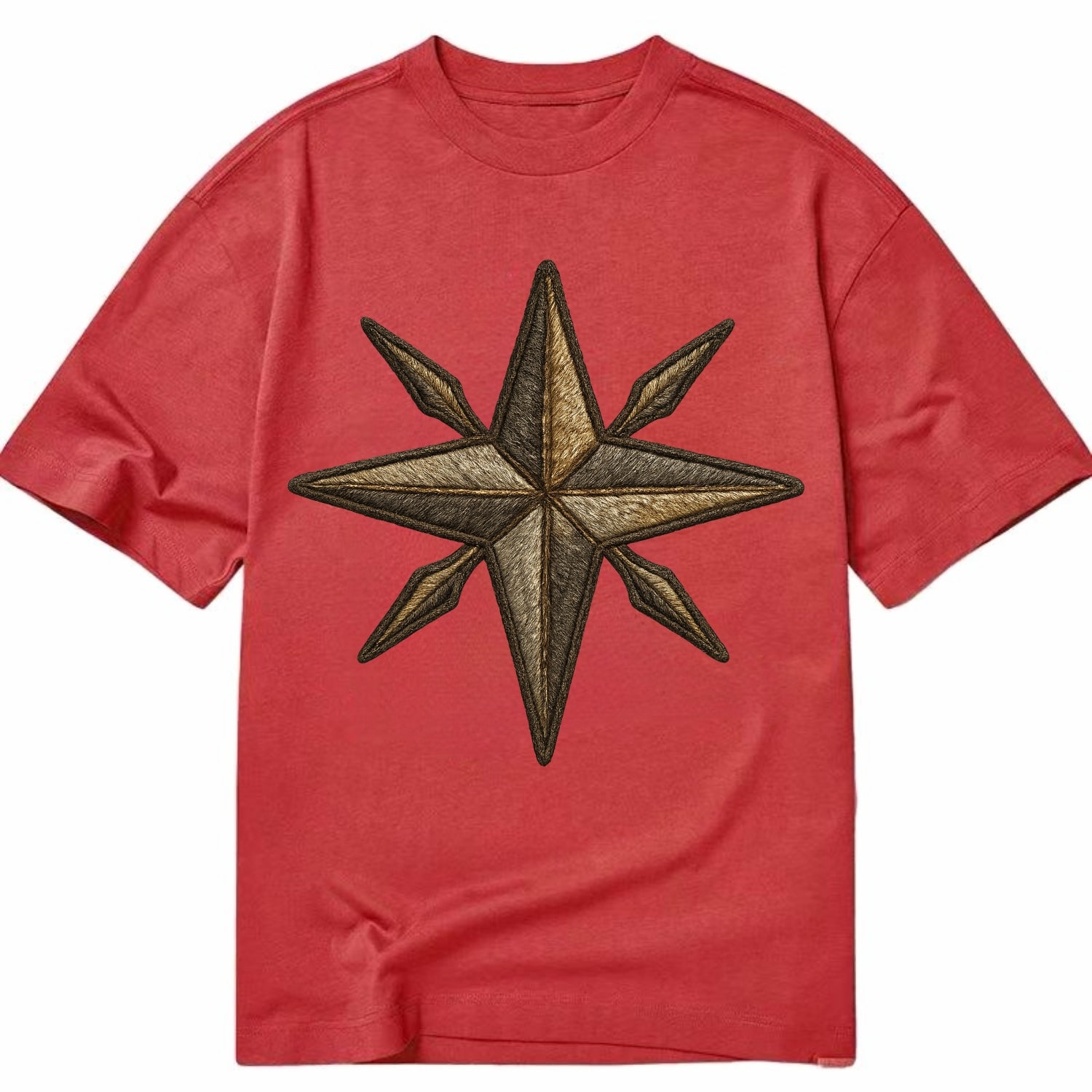 Nautical Star  - Classic T-shirt - Red