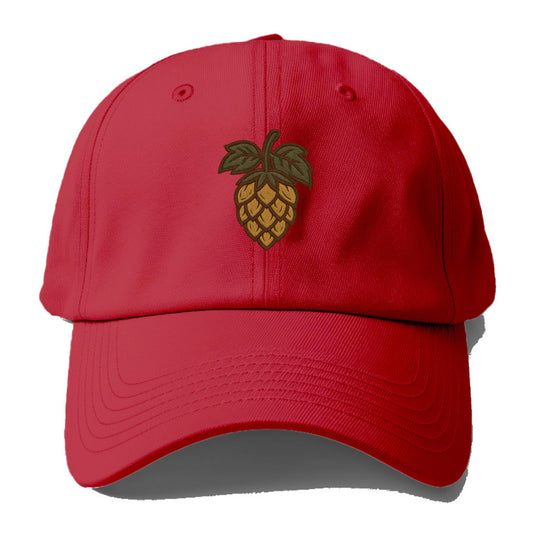 Hop Cone  - Baseball Cap - Red