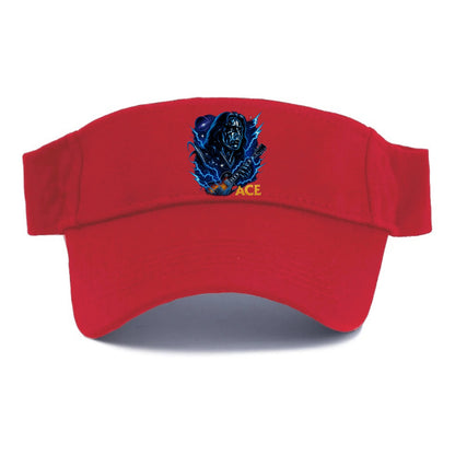 Cosmic Chrome Portrait - Visor - Red