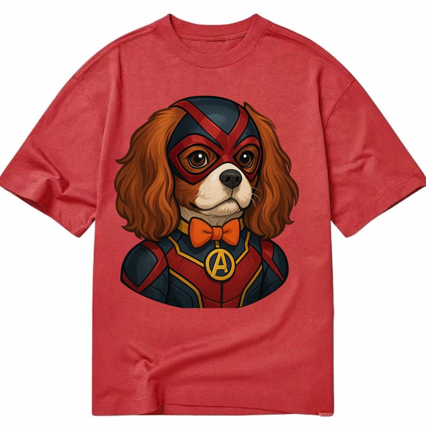 Cavalier King Charles Friendly Hero  - C Classic T-shirt - Red