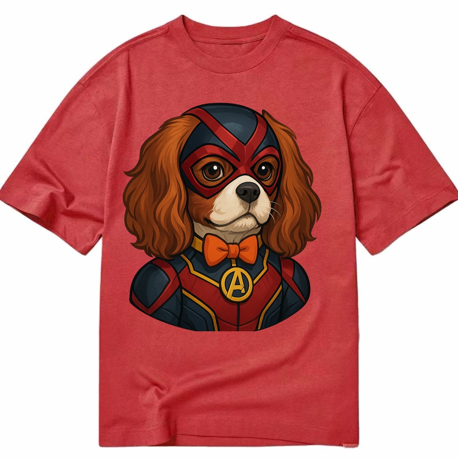 Cavalier King Charles Friendly Hero  - C Classic T-shirt - Red