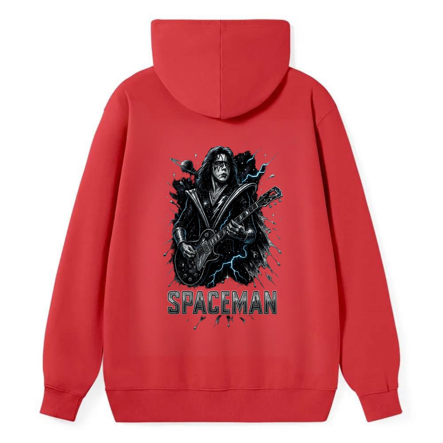 Silver Splash - Classic Pullover Hoodie - Red
