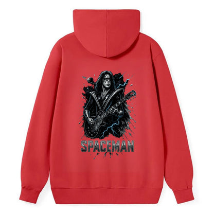 Silver Splash - Classic Pullover Hoodie - Red