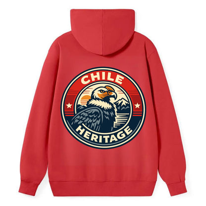 Andean Spirit Emblem - Classic Pullover Hoodie - Red