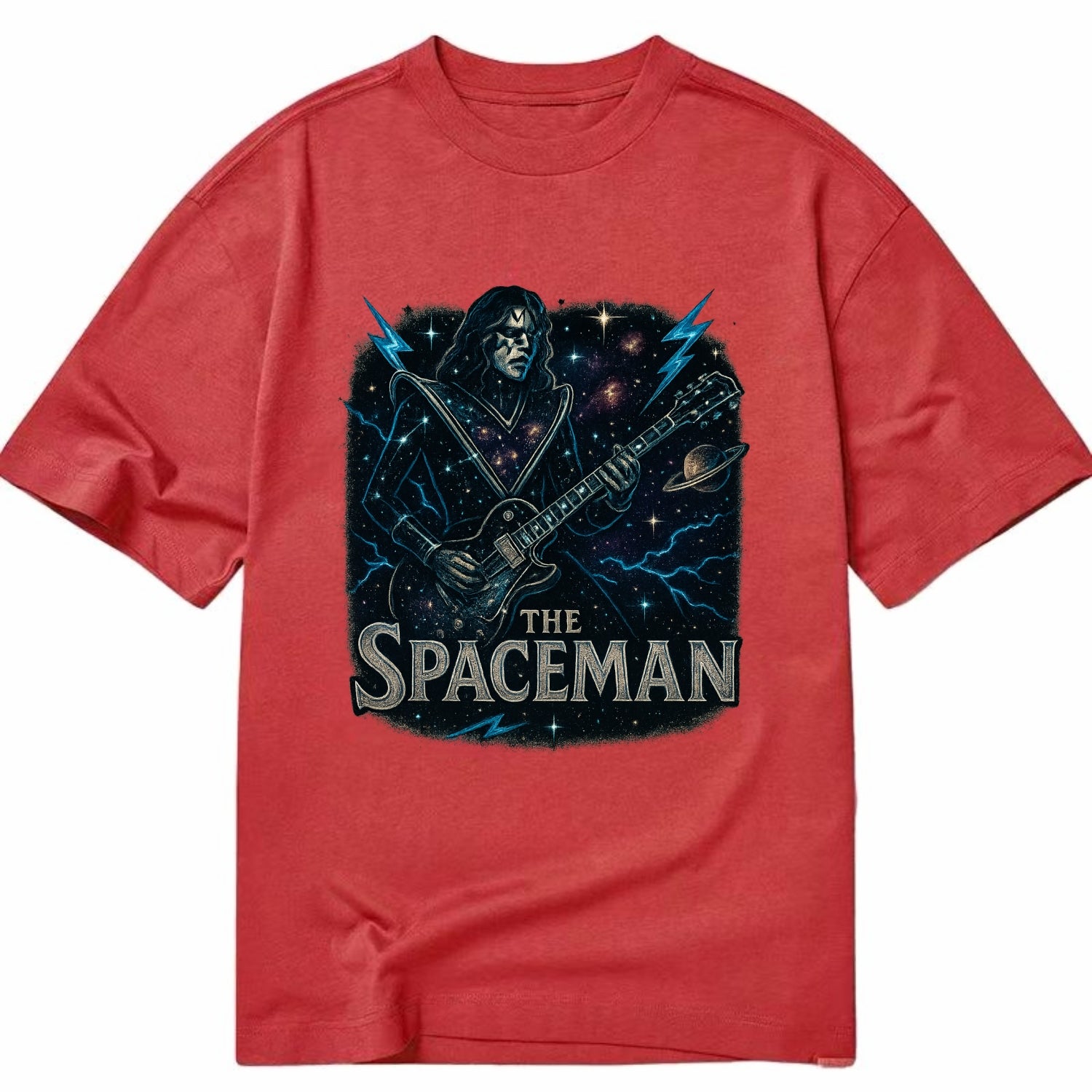 Spaceman Constellation - Classic T-shirt - Red