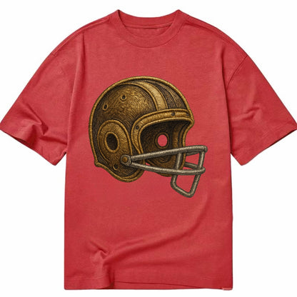 Football Helmet  - Classic T-shirt - Red