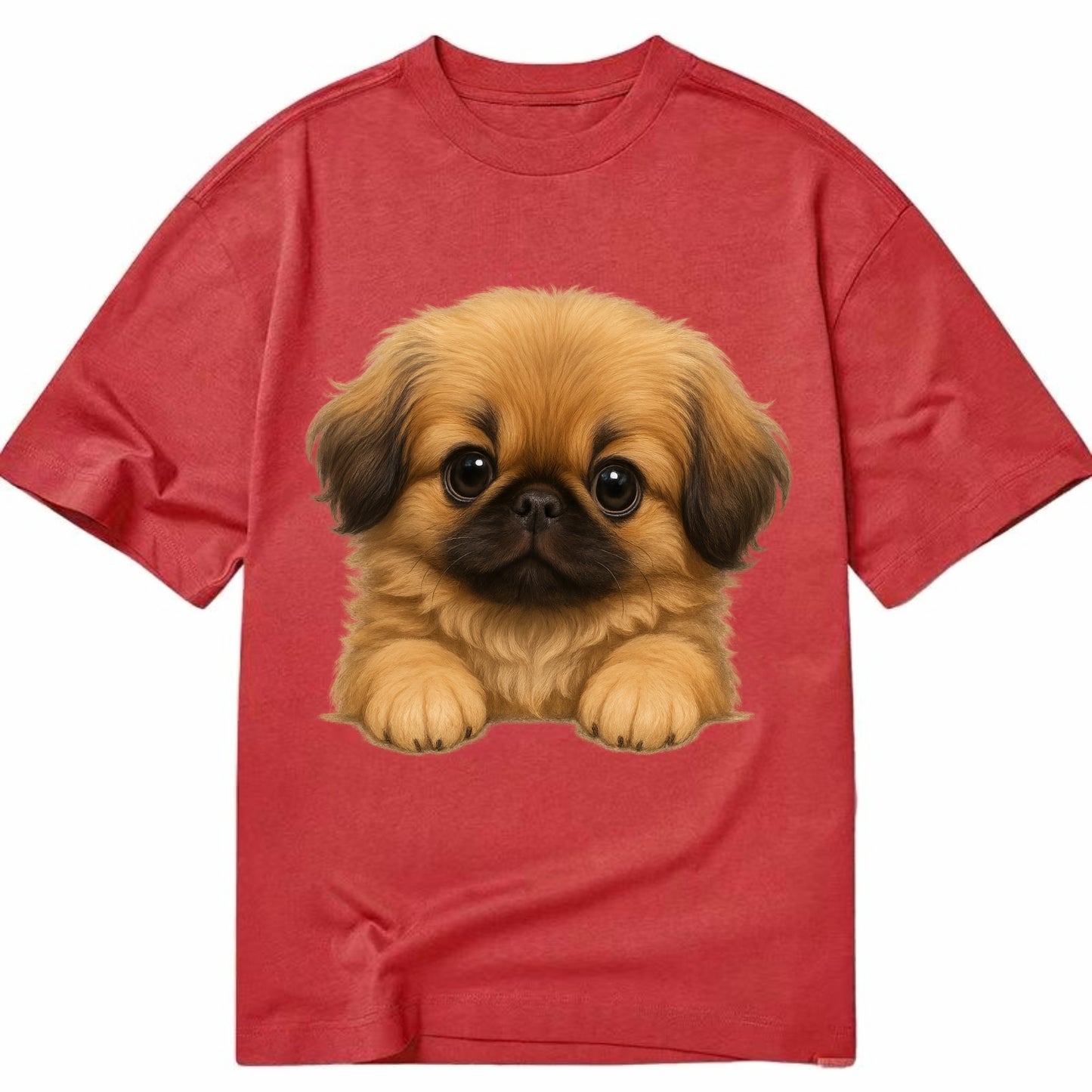 Pekingese  - Classic T-shirt - Red