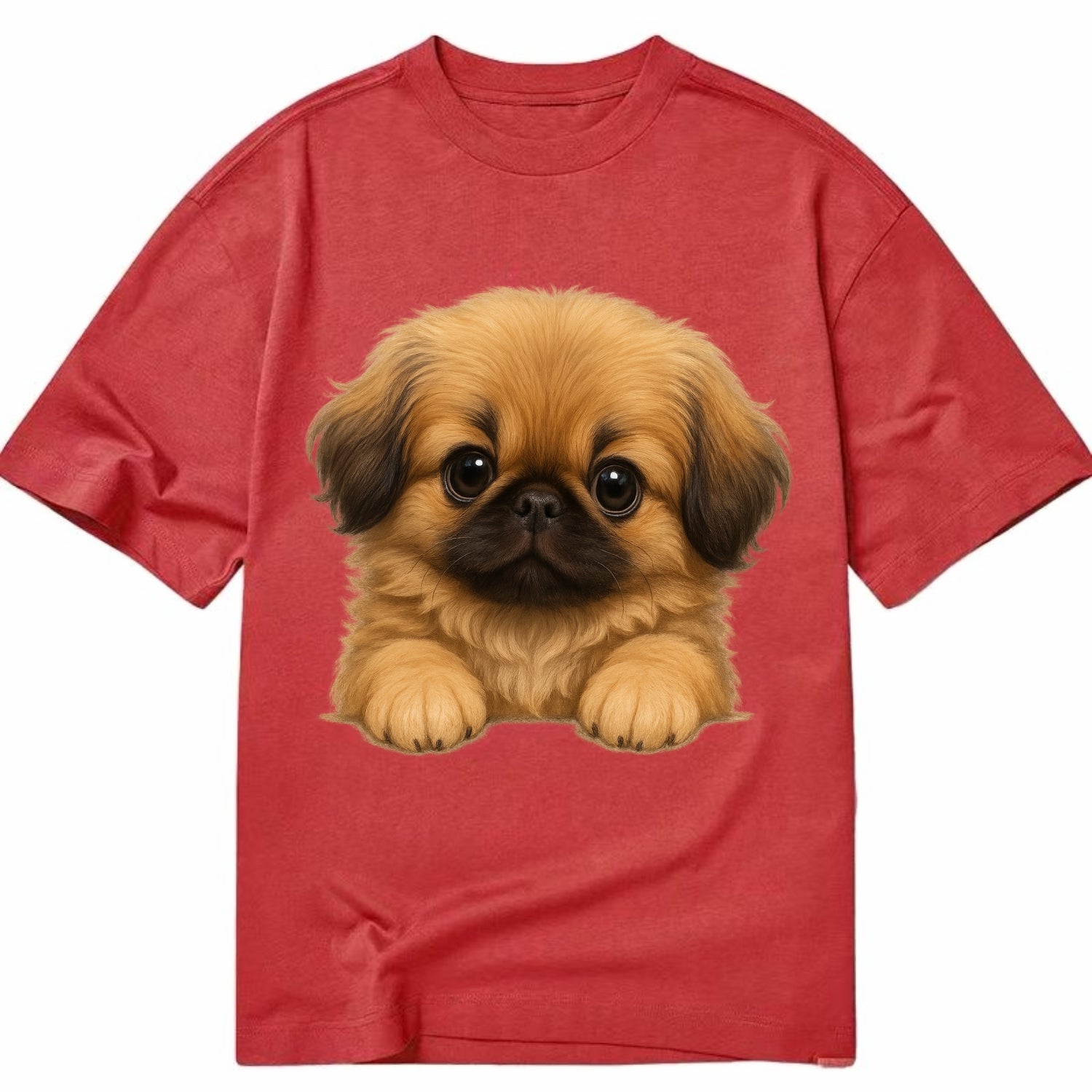 Pekingese  - Classic T-shirt - Red