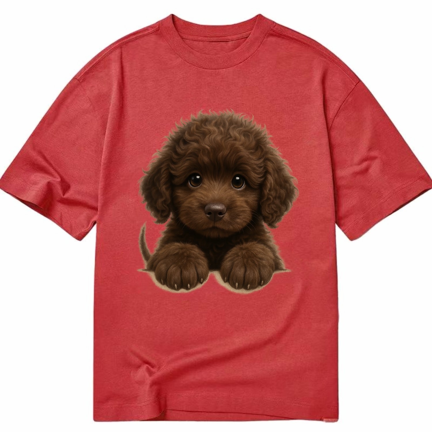 Irish Water Spaniel  - Classic T-shirt - Red