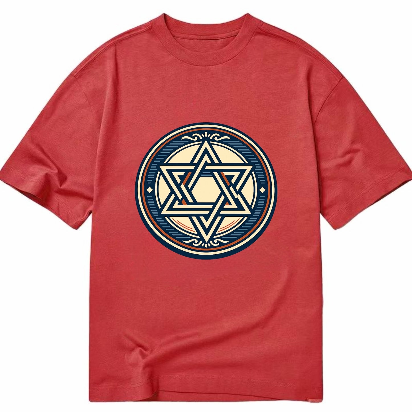 Celestial Unity Emblem - Classic T-shirt - Red