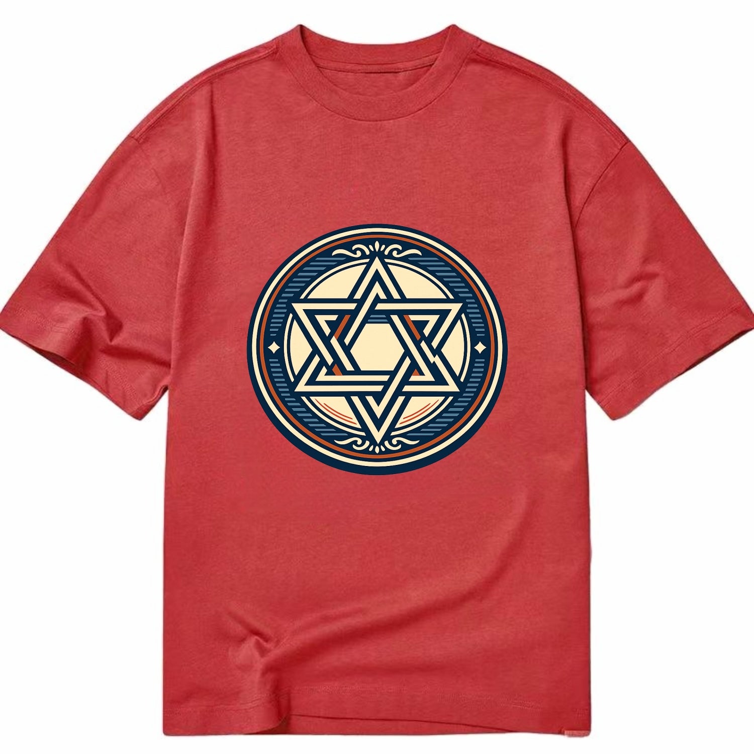 Celestial Unity Emblem - Classic T-shirt - Red