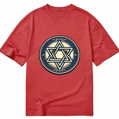Celestial Unity Emblem - Classic T-shirt - Red