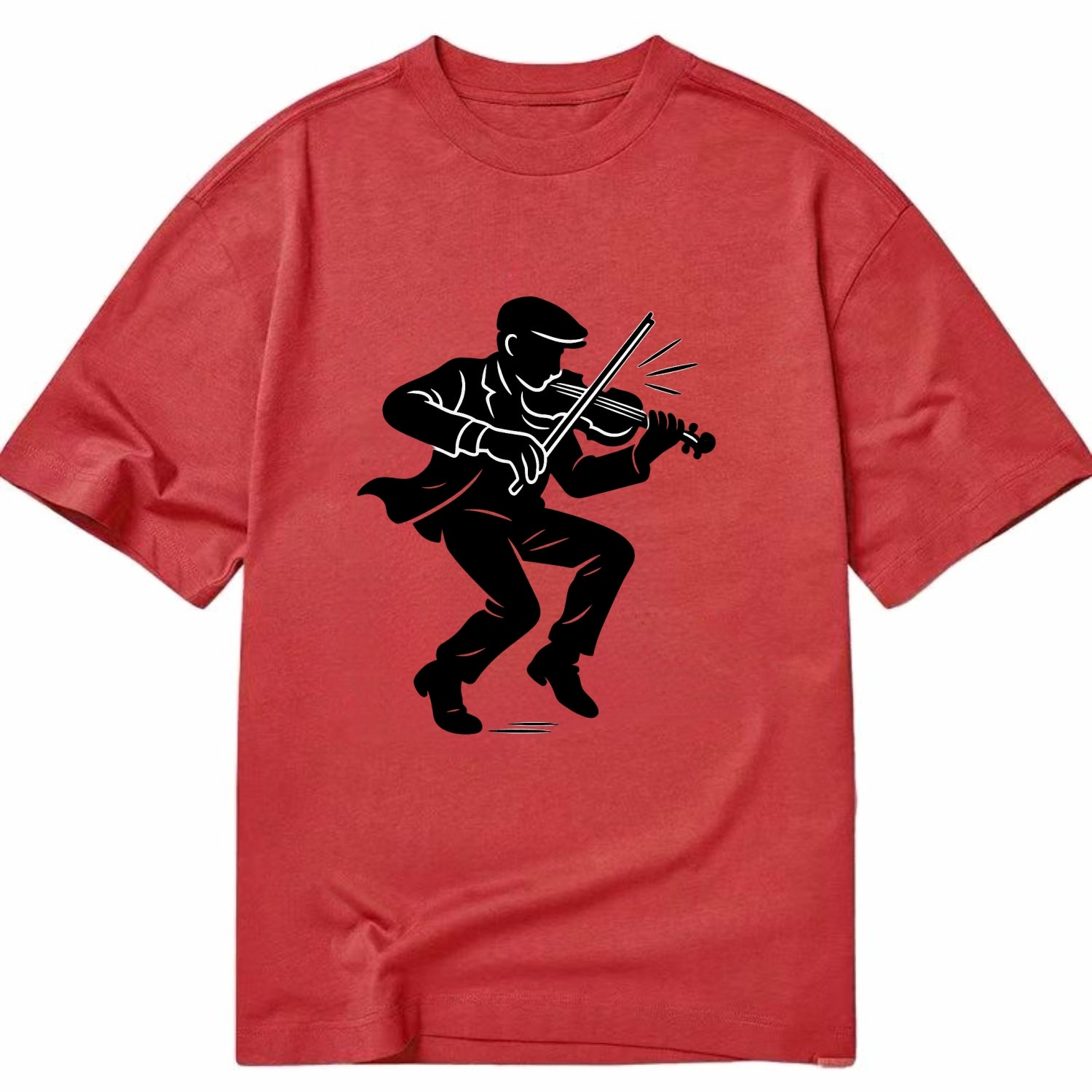 Irish folk musician traditional jig - Classic T-shirt - Red