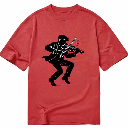 Irish folk musician traditional jig - Classic T-shirt - Red