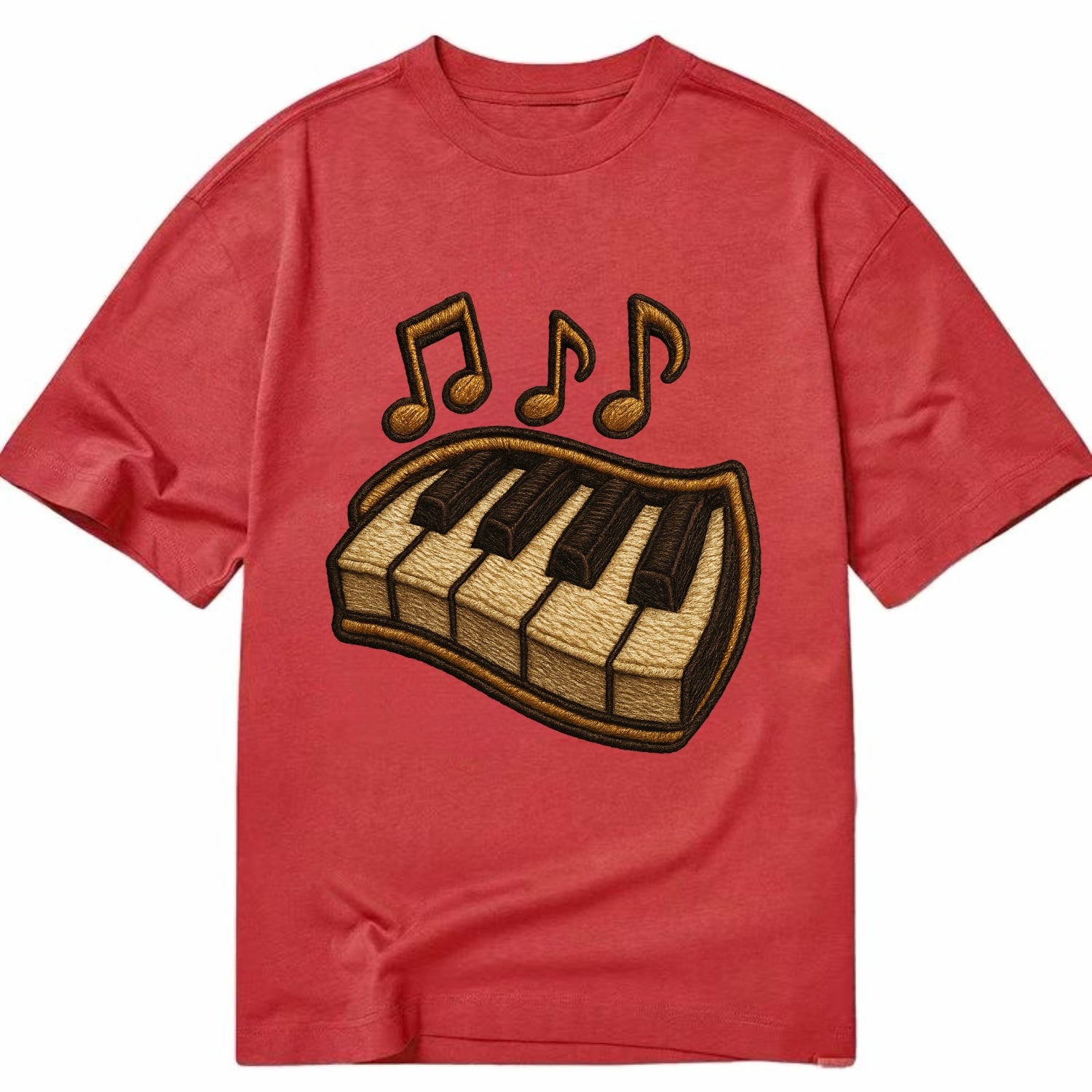 Piano Keys  - Classic T-shirt - Red