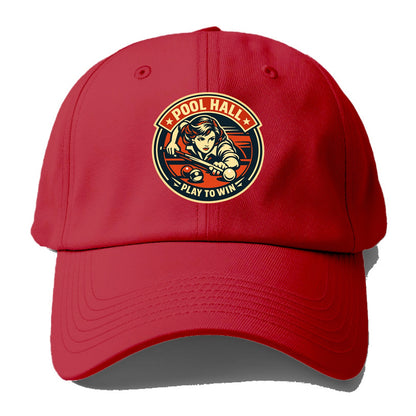 Cue Queen Emblem - Baseball Cap - Red