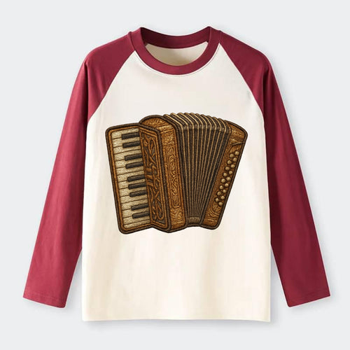 Accordion  - Raglan Long Sleeve T-Shirt