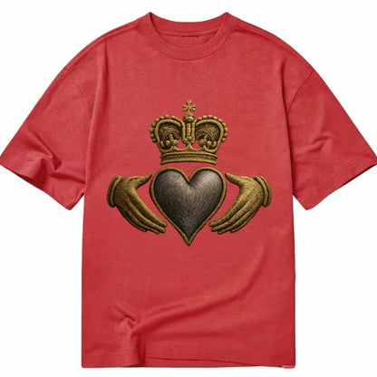 Claddagh Symbol  - Classic T-shirt - Red