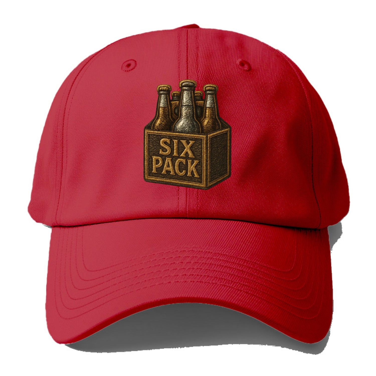 Six Pack  - Baseball Cap - Red